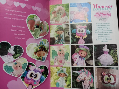 Muñecos Country, Utilitarios, Deco X 5 Revistas+regalos