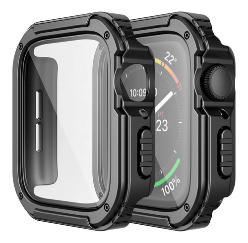 Paquete De 2 Fundas Resist. P/ Apple Watch Series Negro/42mm