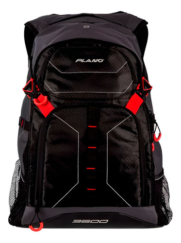 Mochila Para Pesca Nylon Backpacks 3 Estojos - Plano Cor Preto Desenho do tecido Liso