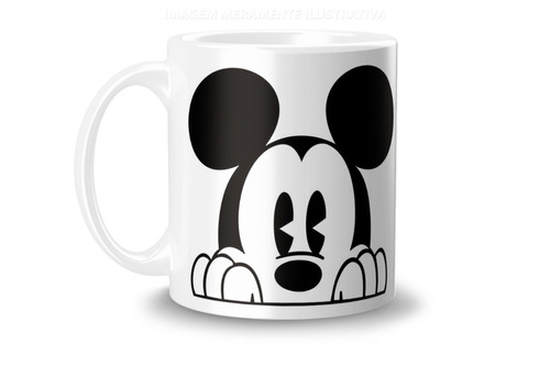  Caneca Personalizada Mickey & Minnie 325 Ml Original