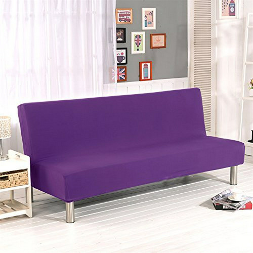 Funda Sofá Cama Elástica 3 Plazas, 80  X 50  (morado)