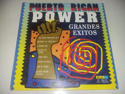 Lp Vinilo Disco Acetato  Puerto Rican Power Exitos Salsa