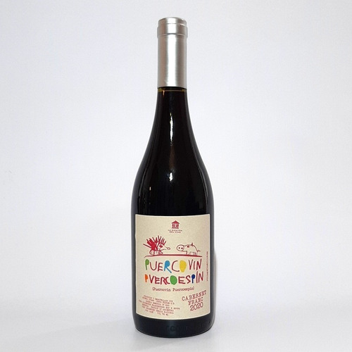 Imagen 1 de 1 de Vino Puerco Vin Puercoespin Cabernet Franc 750ml