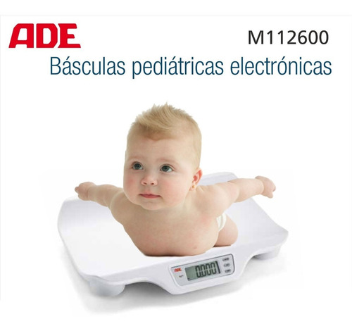 Imagen 3 de 8 de Balanza Digital Bascula Para Bebes Ade M112600