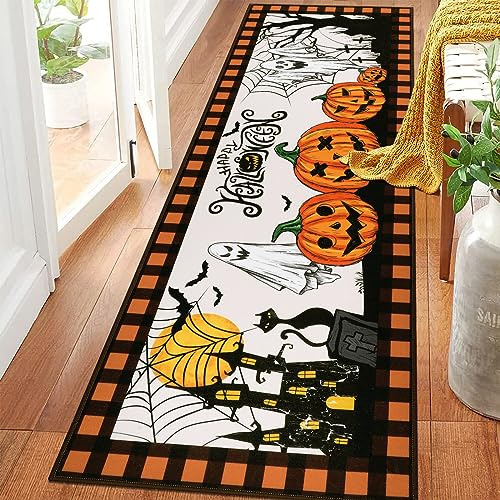 Pauwer Halloween Decoraciones Runner Rug 2x6, Fall Txl7c