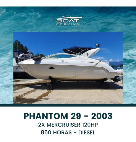 Imagem 1 de 6 de Phantom 29, 2003, 2x Mercruiser 120hp - Cimitarra - Focker