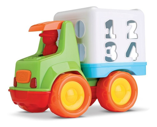 Caminhão Infantil Didático Baby Truck Roma Brinquedos