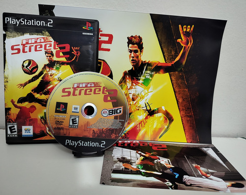 Fifa Street 2 Com Poster Para Ps2