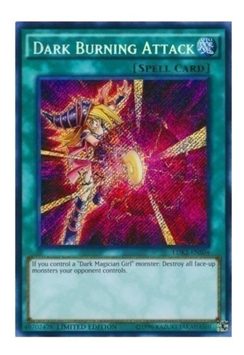 Yugioh Ataque Ardiente Oscuro Ldk2-sps04 Secret Rare