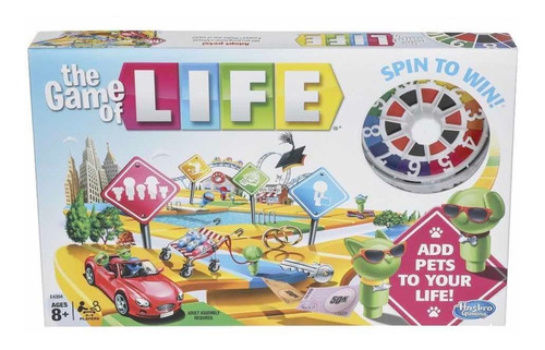 Juego De La Vida The Game Of Life Versión Inglés Hasbro