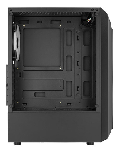 Imagen 5 de 9 de Gabinate Gamer Aerocool Bionic G Bk V2 Rgb Atx Negro