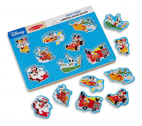 Vehículos De Mickey Mouse Y Sus Amigos De Melissa & Doug Dis
