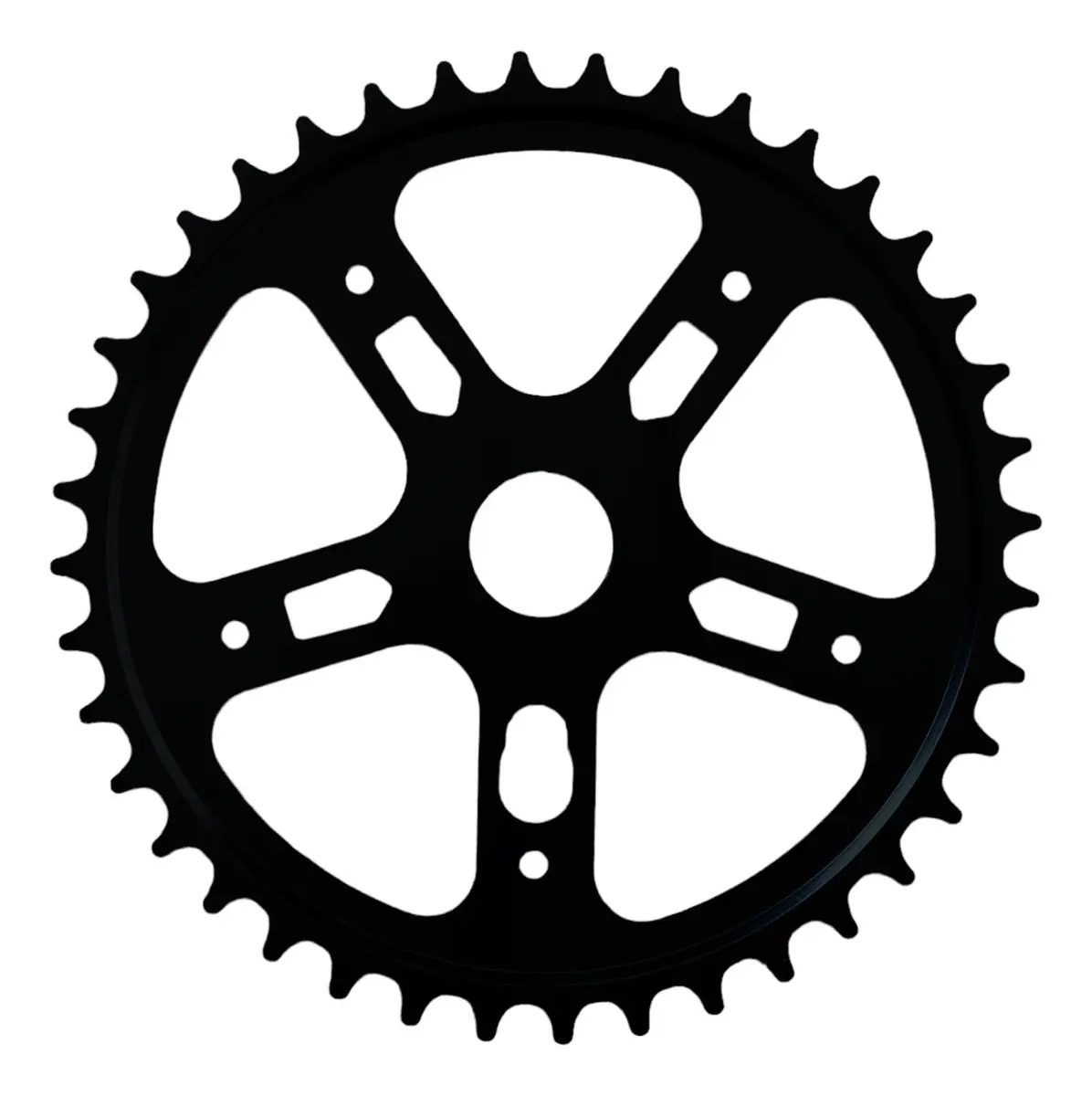 Coroa Roda Dentada Com 40 Dentes De Aço Preto Para Bicicleta