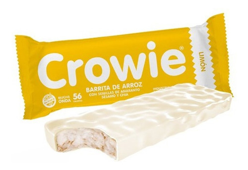 Imagen 2 de 7 de Crowie Barrita Arroz 12gr (promo X 12) Barata La Golosineria