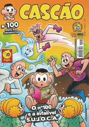 Cascão Nº 100 - 1ª Série - Edição Comemorativa - Editora Panini - Capa Mole - Bonellihq Cx104 H19