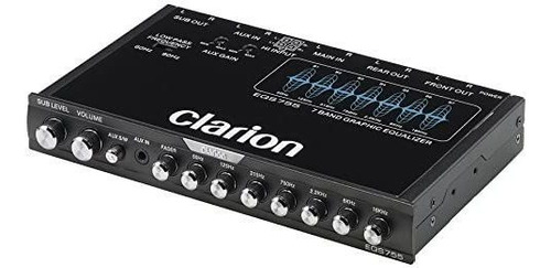 Ecualizador Clarion Eqs755 Audio Para Coche De 7 Bandas