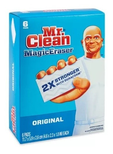 Magic Eraser Mr. Clean Pack 2 Cajas Con 6 Esponjas Cada Una