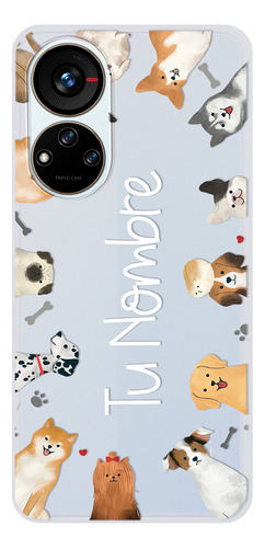 Funda Para Zte Para Mujer Razas Perritos Personalizada