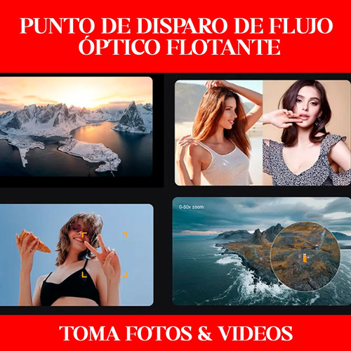 Drone C/ Camara C. Remoto Pantalla Luces Sensor Profes K15 Negro
