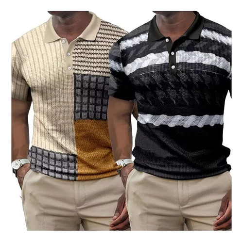 Camiseta Slim Fit 2 Con Cuello Tipo Polo Para Hombre