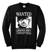 Comprar Buzo Clasico One Piece - Zoro Wanted - Friza Premium