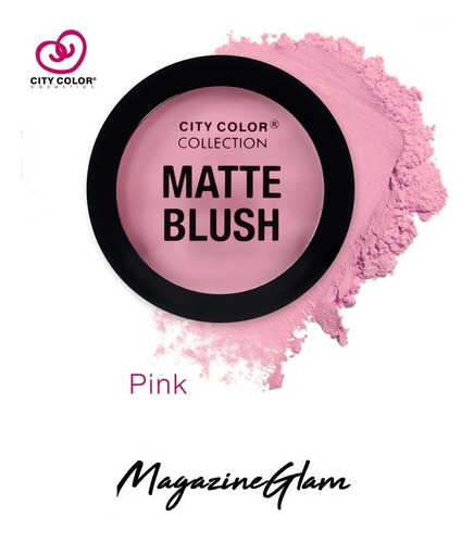Blush Matte City Colors Tono Pink