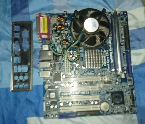 Mainboard Asrock 775 + Core2duo + 1gb Ddr1 Buen Estado 