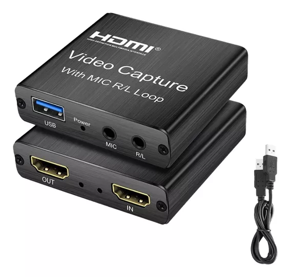 Capturadora De Video, 4k Hdmi A Usb 2.0 Vídeo Game