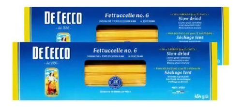 Pasta De Cecco Fettuccelle No.6 Duo 2 Pzas De 454 Grs