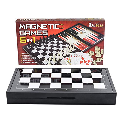 5 En 1 Control De Ajedrez Magnético Dominoes X97lh