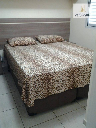 Apartamento Mobiliado Com 2 Dormitórios À Venda, 46 M² Por R$ 250.000 - Ponte Grande - Guarulhos/sp - Ap13183
