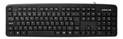 Teclado Com Fio Usb C3plus Kb-11v2 Preto