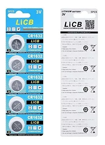 LiCB 10 Pack CR1632 3V Lithium Battery CR 1632