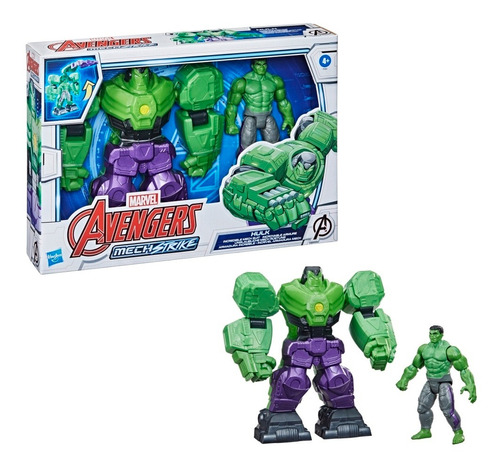 Figura Hulk Armadura Increíble Mech Strike