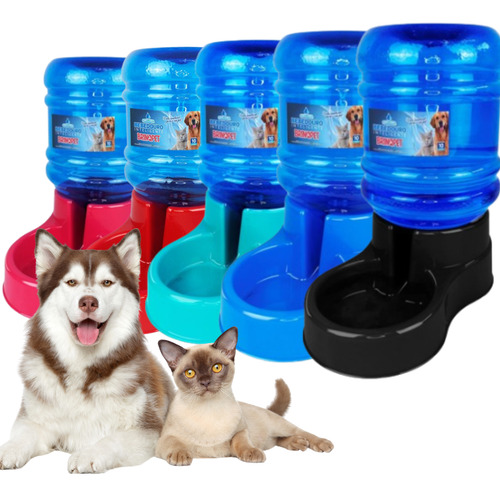 Bebedouro Automático Pet 10 Litros Para Cães E Gatos Cor Azul 0