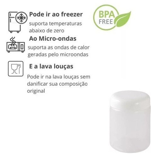 Potes Para Colocar Shampoo 1000ml Caixa Com 3 Potes