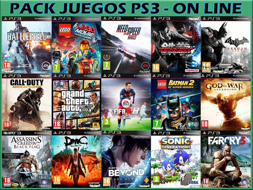 100 Juegos Ps3 | A Elección | Entrega Inmediata