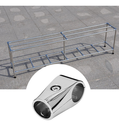 Conector De Tubería De Tubo En T 1x 25 Mm Aluminio Para