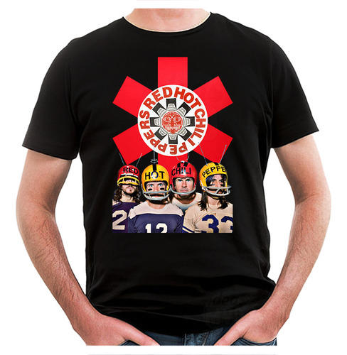 Remera Red Hot Chili Peppers Rhcp 02 (negra:) Ideas Mvd