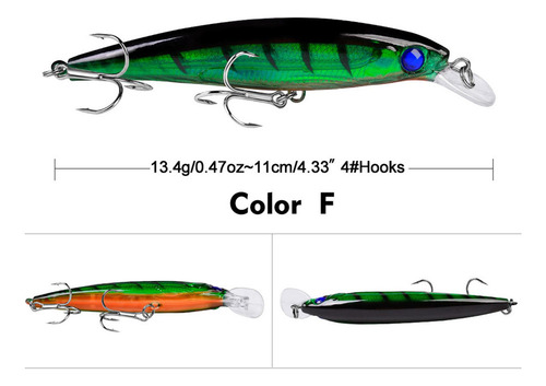 D1y: 3 Señuelo De Pesca, Cebo Artificial, Anzuelo De Pesca F