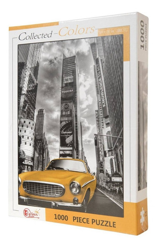 Imagen 2 de 7 de Rompecabezas 1000 Pzas Puzzle New York Ciudad Auto Colors Ed