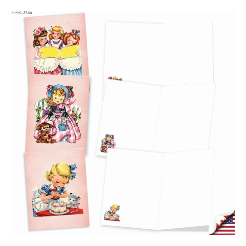 Caja De 20 Notas Blanco Variadas Sobres 4 X 5.12 Pulgad...