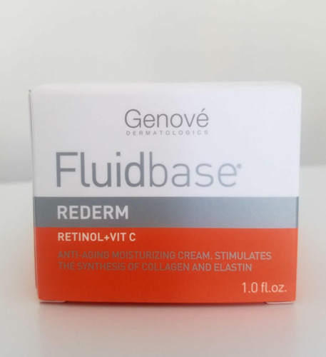 Imagen 2 de 6 de Fluidbase Rederm Retinol+vitaminac -genove- 30ml