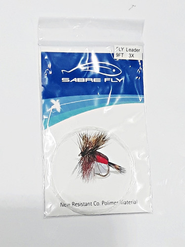 Lider Para Pesca Con Mosca Sabre Fly 3x 