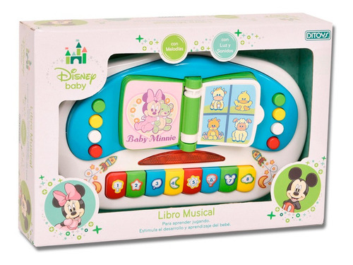 Mickey Club House Libro Musical Con Luces Y Sonidos Ditoys