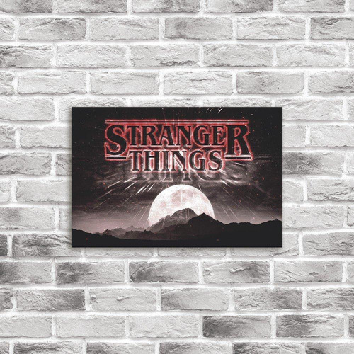Tablero decorativo de MDF de Stranger Things, 20 x 30 cm