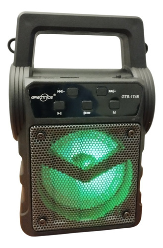 Bocina 3 Solar Bluetooth Linterna Radio Fm Viaje Camping