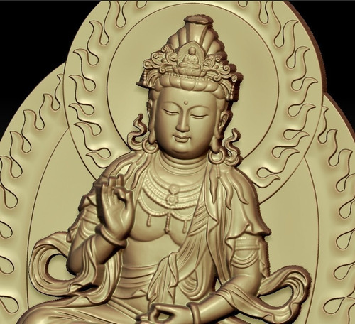 Guan Yin Ou Kuan Yin - Stl Cnc Router Artcam Aspire 3d