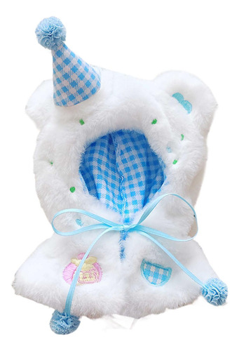 Ropa De Muñeca De Felpa De 15cm, Ropa De Vestir, Azul