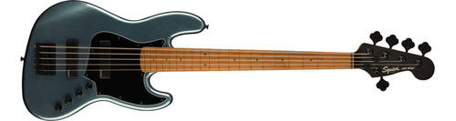 Bajo Eléctrico Squier Contemporary Active Jazz Bass® Hh V Gm Acabado Del Cuerpo Barnizado Cantidad De Cuerdas 5 Color Azul Petróleo Orientación De La Mano Diestro